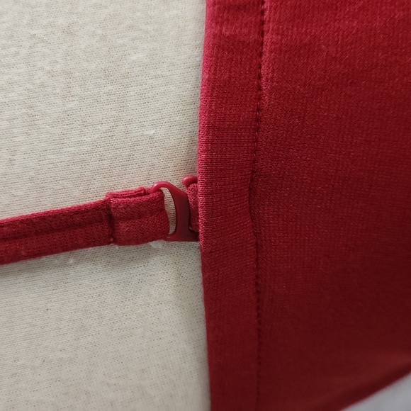 Red sparkly dress with lots of stretch size 12 - Picture 4 of 5